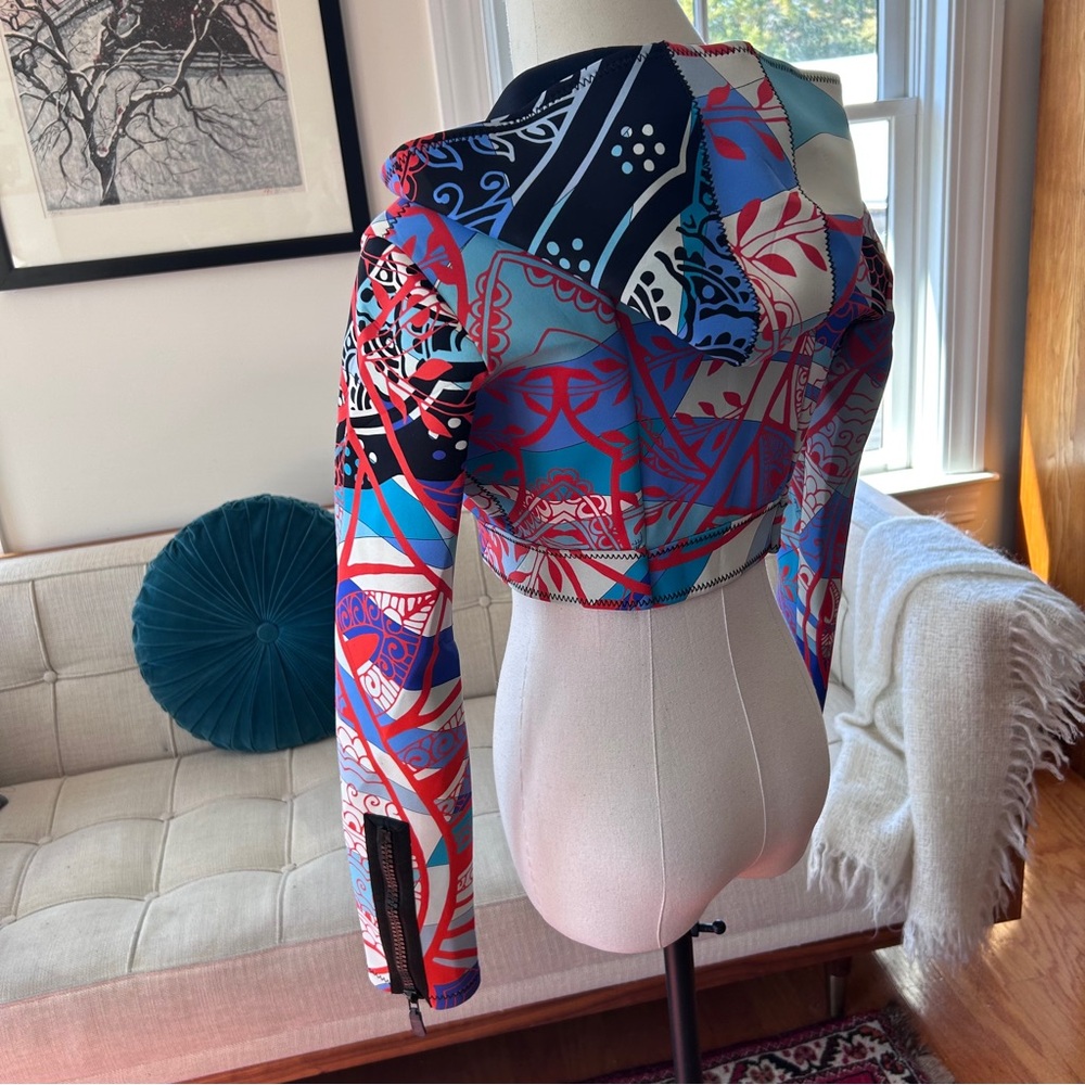 Emilio Pucci Neoprene Hooded Top - Picture 7 of 15